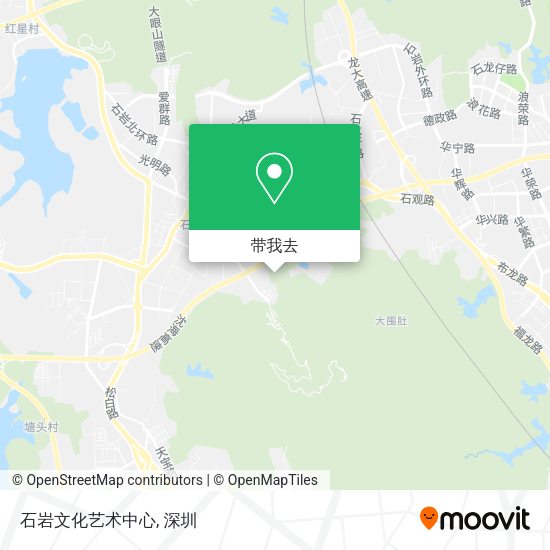 石岩文化艺术中心地图