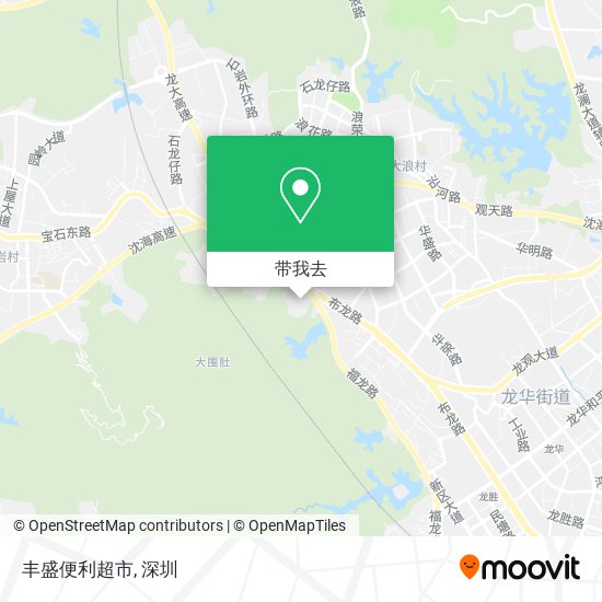 丰盛便利超市地图