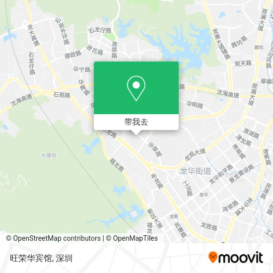 旺荣华宾馆地图