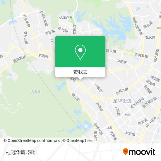 桂冠华庭地图