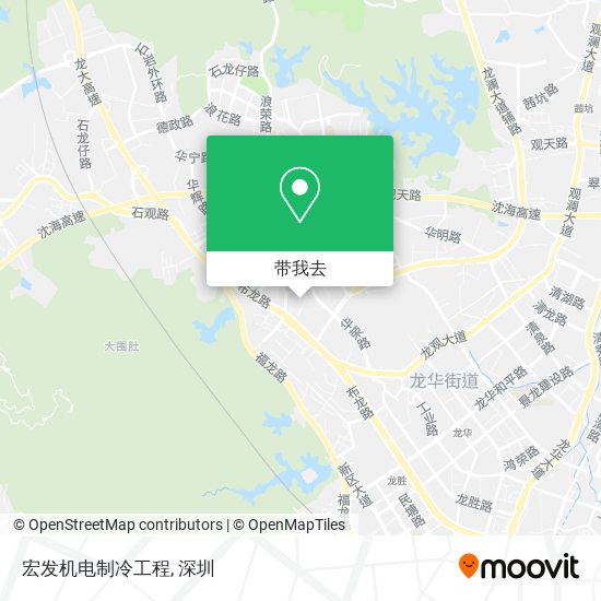 宏发机电制冷工程地图