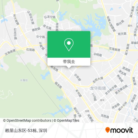 赖屋山东区-53栋地图