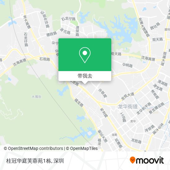 桂冠华庭芙蓉苑1栋地图
