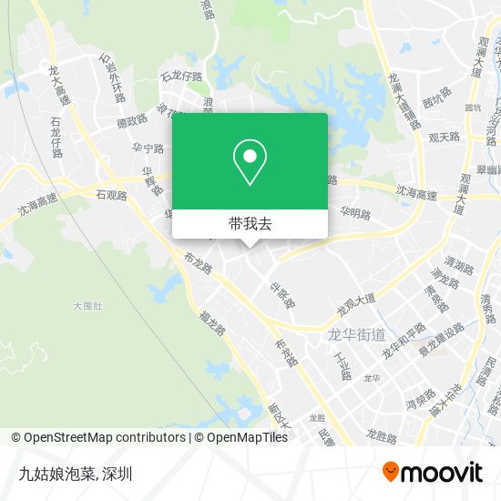 九姑娘泡菜地图