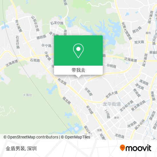 金盾男装地图