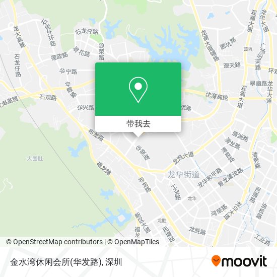 金水湾休闲会所(华发路)地图