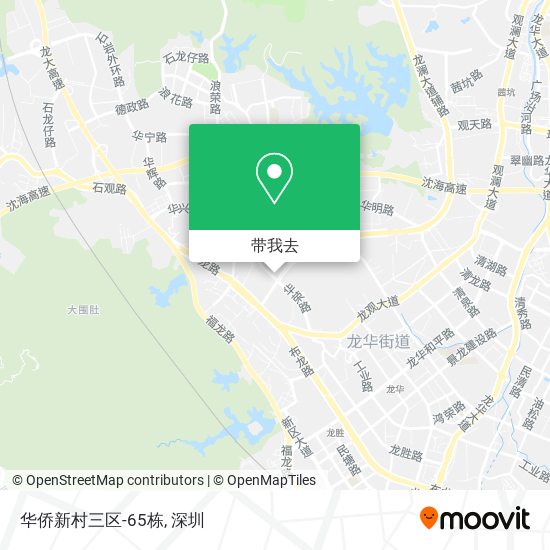 华侨新村三区-65栋地图