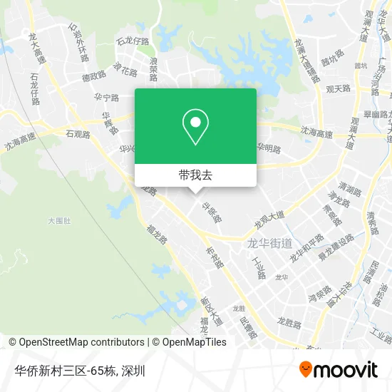 华侨新村三区-65栋地图