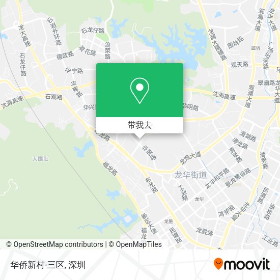 华侨新村-三区地图