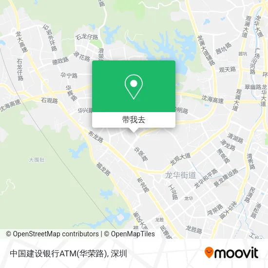 中国建设银行ATM(华荣路)地图