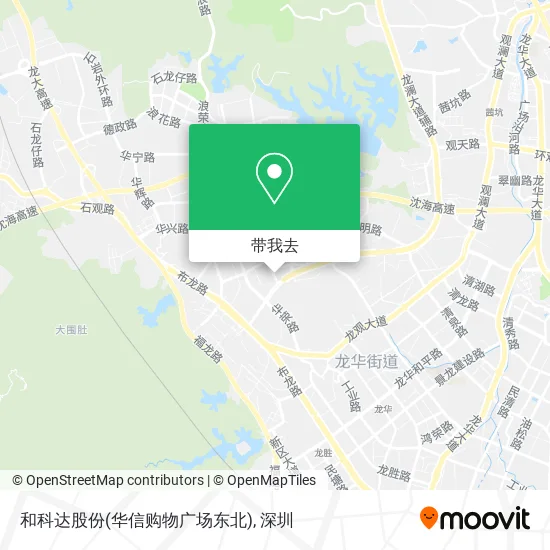 和科达股份(华信购物广场东北)地图