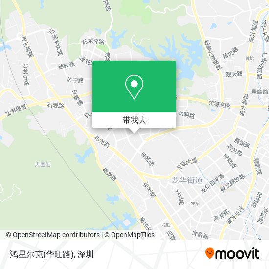 鸿星尔克(华旺路)地图