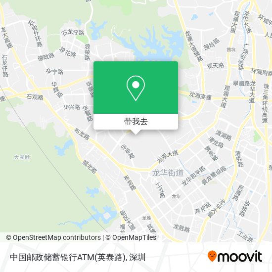 中国邮政储蓄银行ATM(英泰路)地图