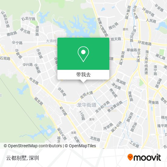 云都别墅地图