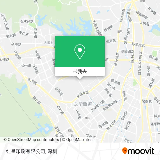 红星印刷有限公司地图