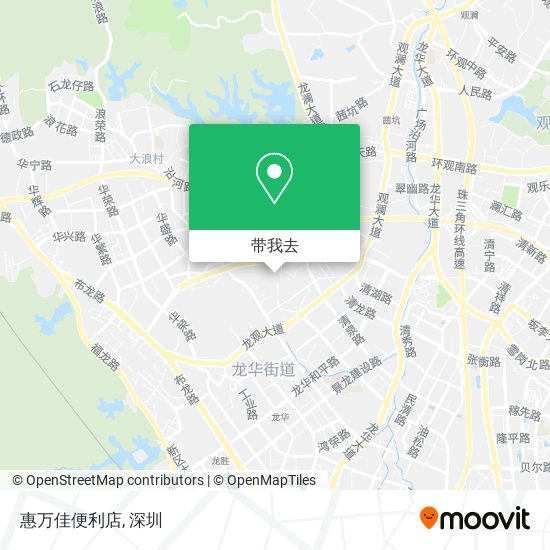 惠万佳便利店地图