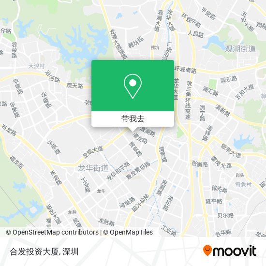 合发投资大厦地图