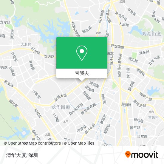 清华大厦地图