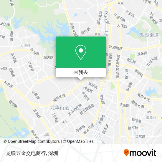 龙联五金交电商行地图