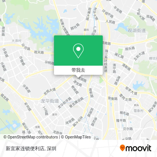 新宜家连锁便利店地图