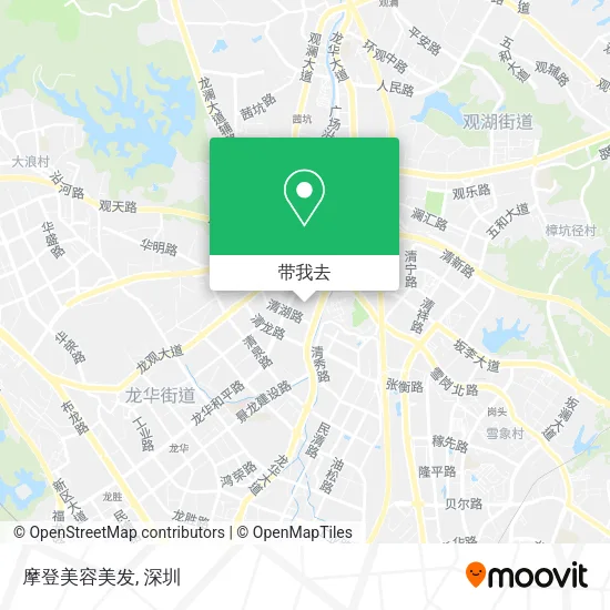 摩登美容美发地图