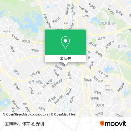宝湖新村-停车场地图