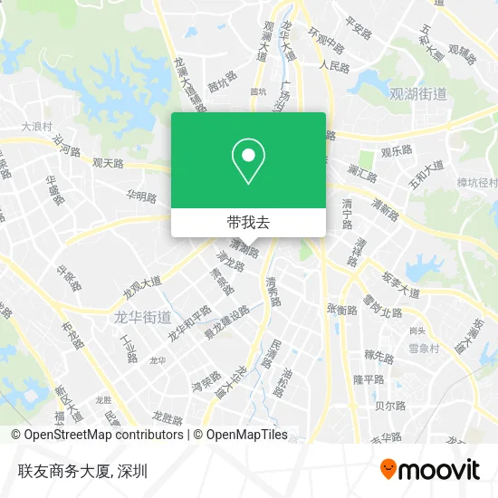 联友商务大厦地图