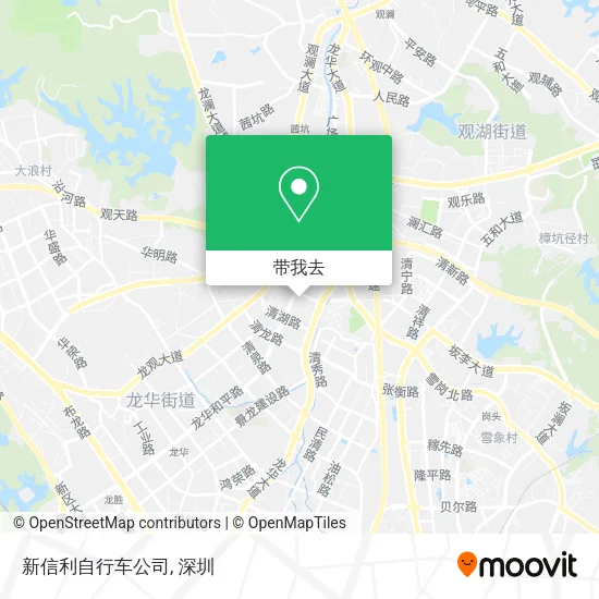 新信利自行车公司地图