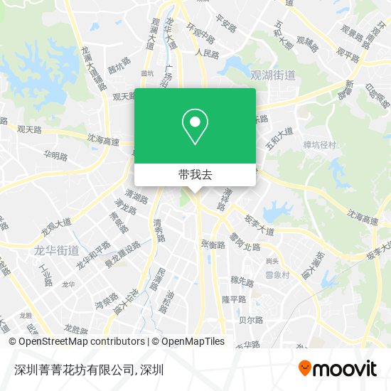 深圳菁菁花坊有限公司地图