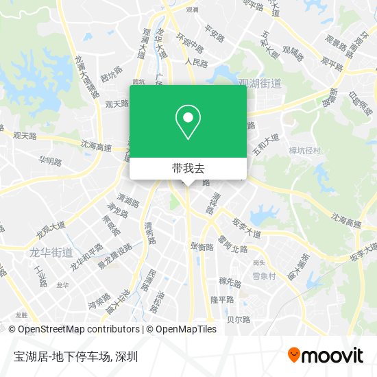 宝湖居-地下停车场地图