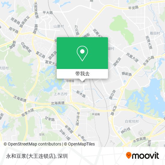 永和豆浆(大王连锁店)地图
