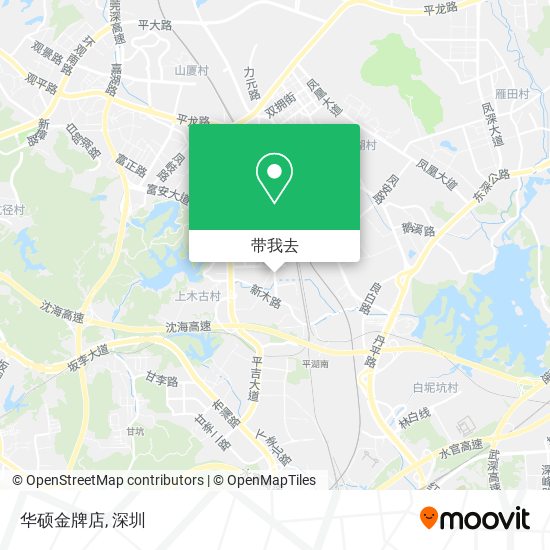 华硕金牌店地图