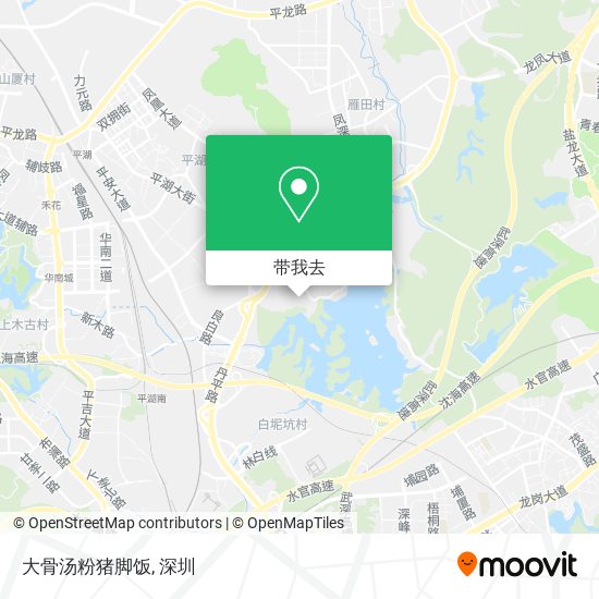 大骨汤粉猪脚饭地图
