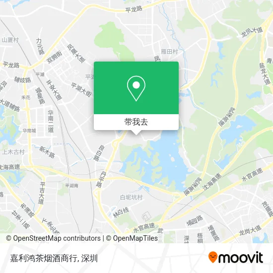 嘉利鸿茶烟酒商行地图