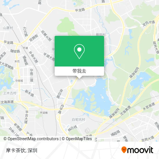 摩卡茶饮地图