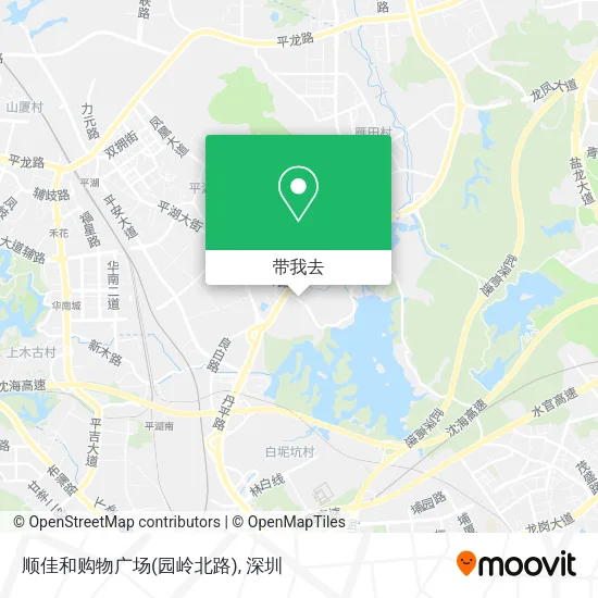 顺佳和购物广场(园岭北路)地图