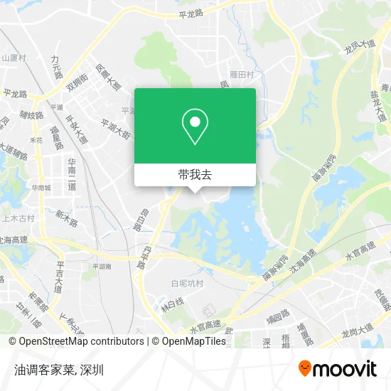 油调客家菜地图