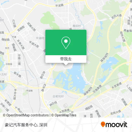 豪记汽车服务中心地图