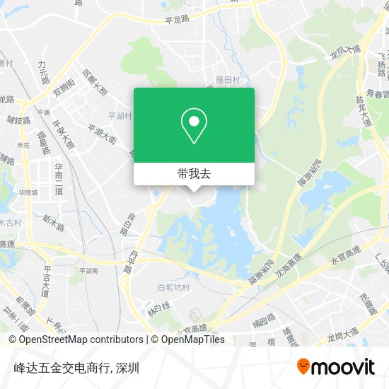 峰达五金交电商行地图