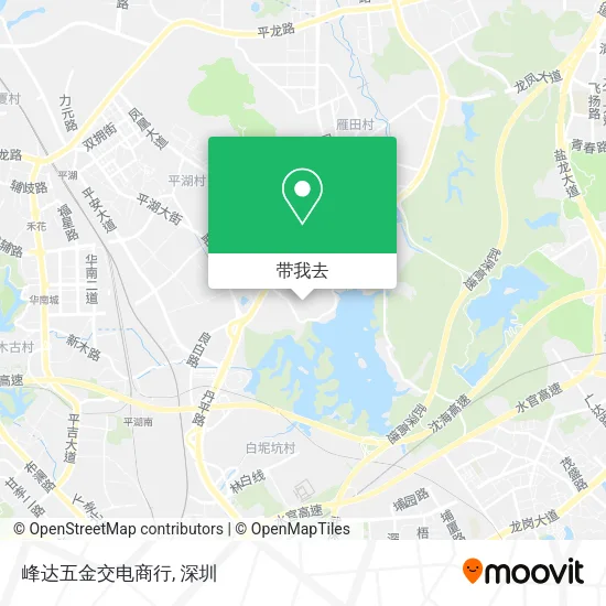 峰达五金交电商行地图