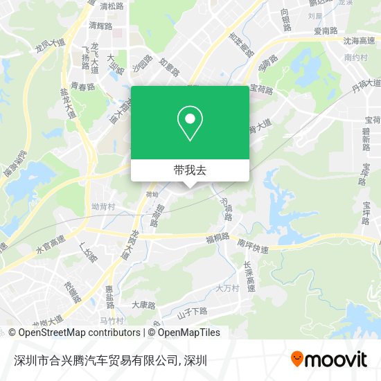 深圳市合兴腾汽车贸易有限公司地图