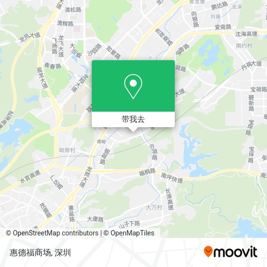 惠德福商场地图