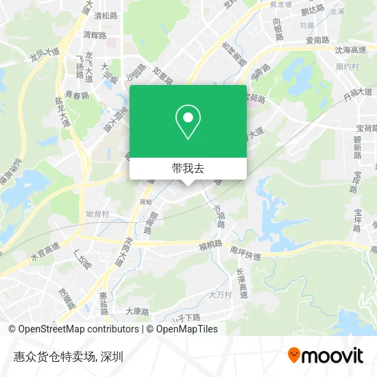 惠众货仓特卖场地图