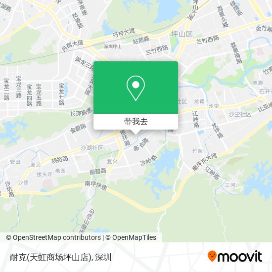 耐克(天虹商场坪山店)地图