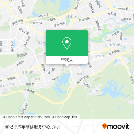 何记行汽车维修服务中心地图