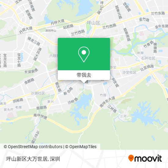 坪山新区大万世居地图