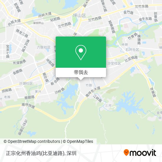 正宗化州香油鸡(比亚迪路)地图