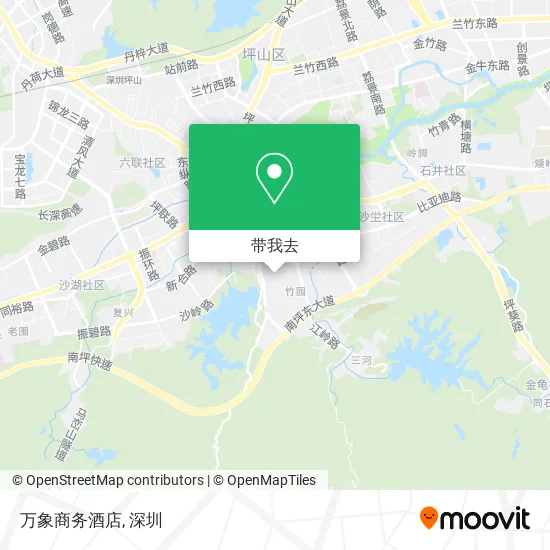 万象商务酒店地图