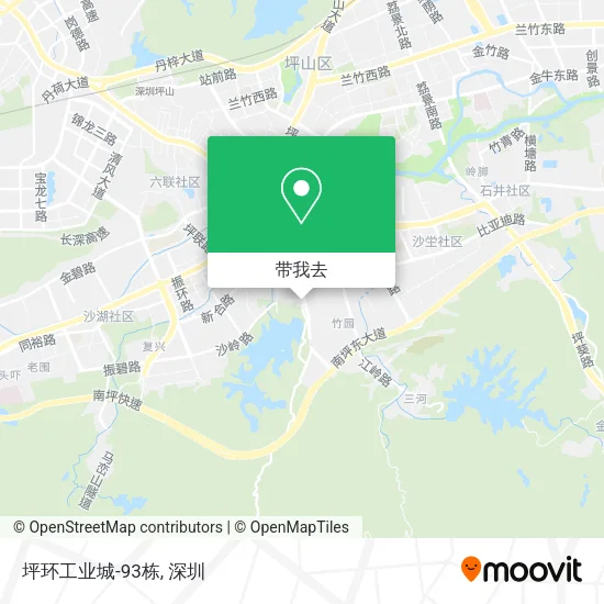 坪环工业城-93栋地图