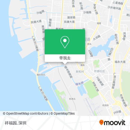 祥福园地图
